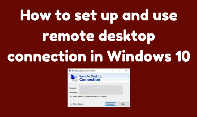 set up windows 10 remote desktop for mac